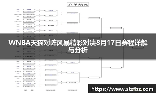 WNBA天猫对阵风暴精彩对决8月17日赛程详解与分析